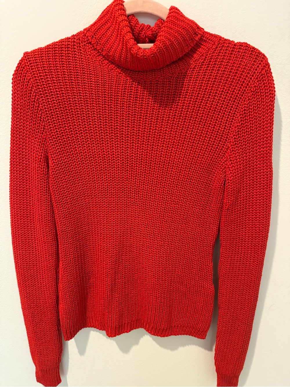 Ralph Lauren Collection Purple Label Red Turtleneck Sweater